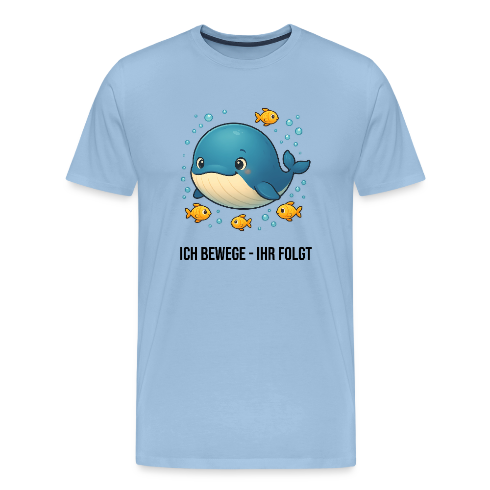 Herren T-Shirt Wal und Retailer - Sky