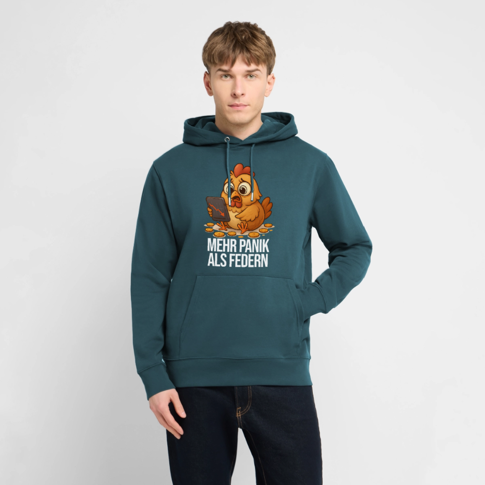 Mehr Panik als Federn Hoodie – Dunkles Petrol - Dunkles Petrol