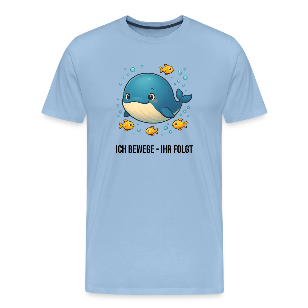 Herren T-Shirt Wal und Retailer - Sky