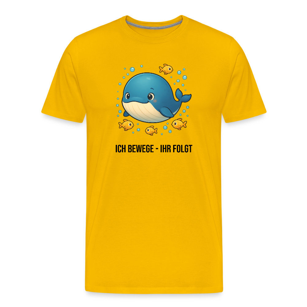 Herren T-Shirt Wal und Retailer - Sonnengelb
