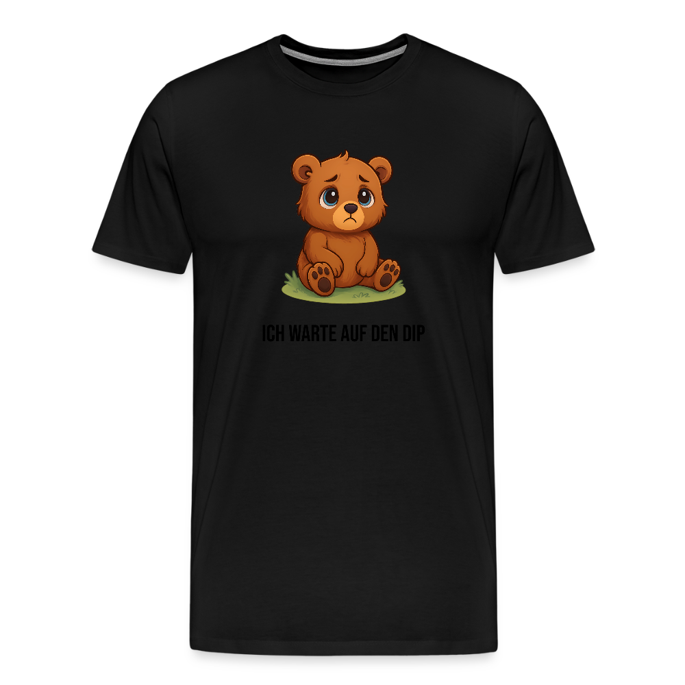Herren T-Shirt Bärenmarkt - Schwarz