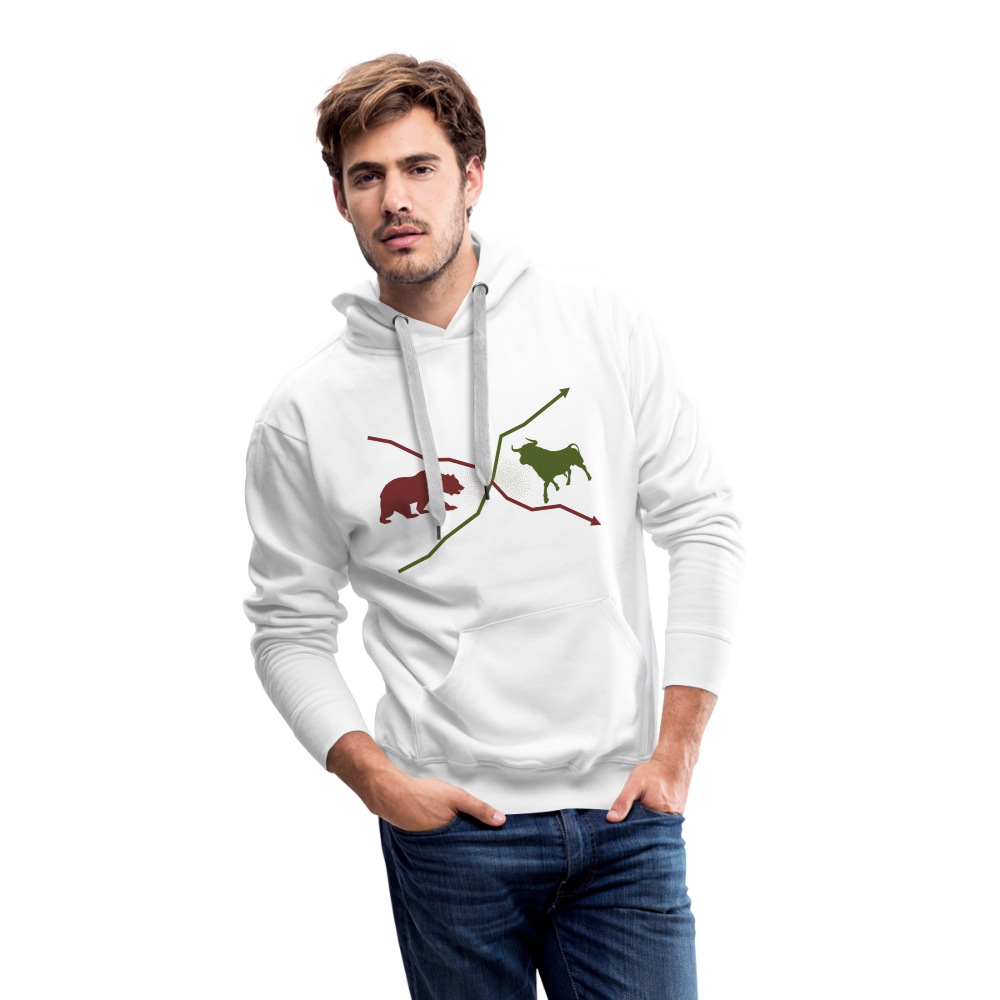 Bulle und Bär-Hoodie hell - Weiß