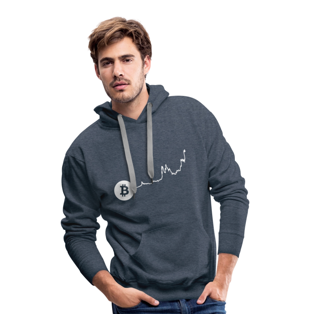 Bitcoin-US-Dollar Hoodie dunkel - Jeansblau
