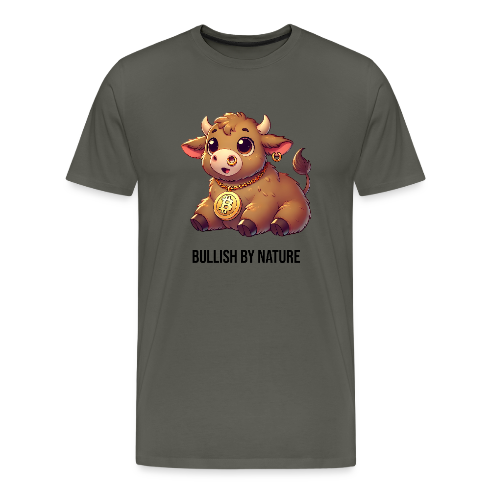 Herren T-Shirt Bullish by Nature - Asphalt