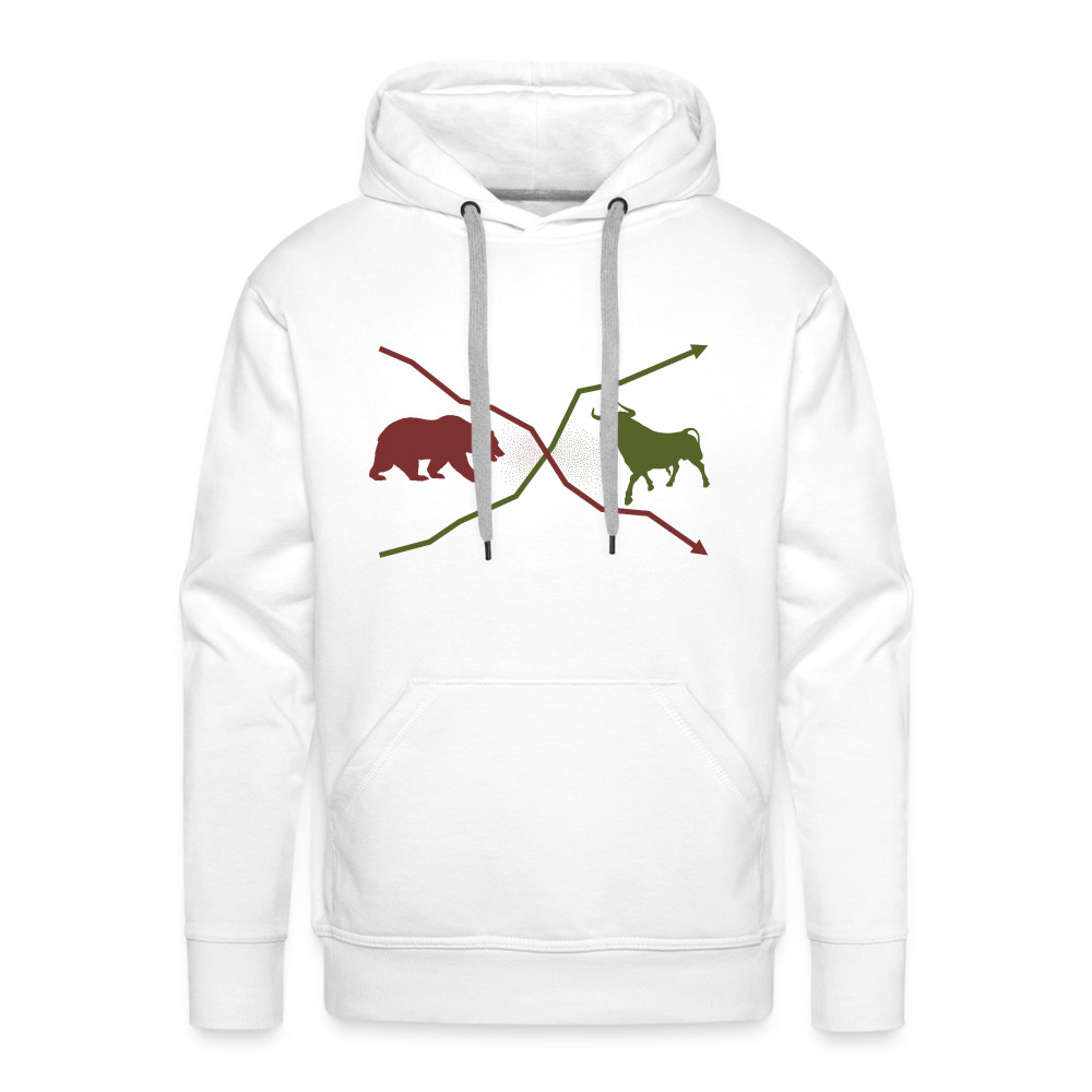 Bulle und Bär-Hoodie hell - Weiß