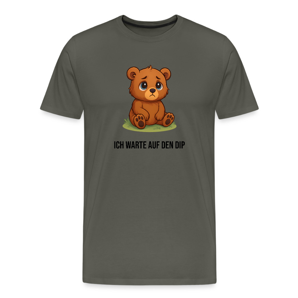 Herren T-Shirt Bärenmarkt - Asphalt