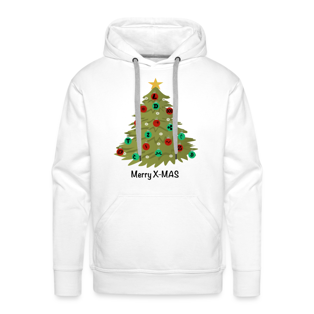 Krypto X-MAS Hoodie hell - weiß
