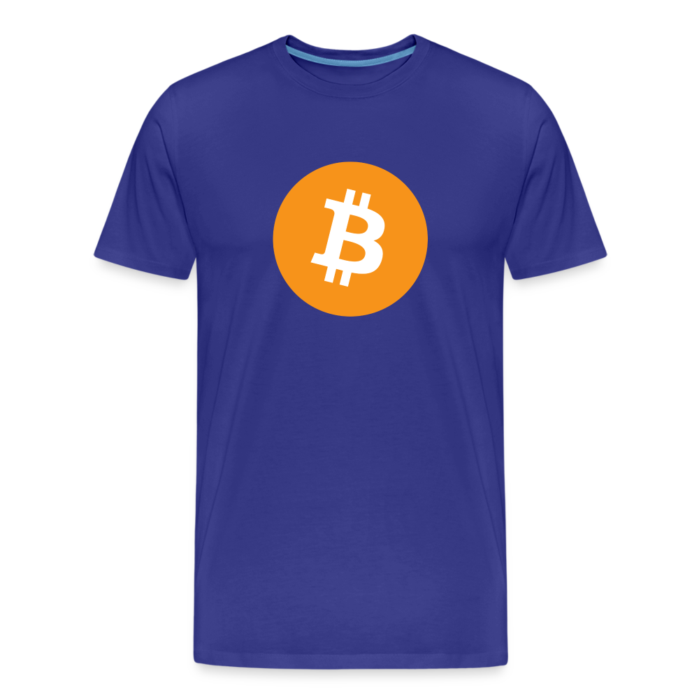 Bitcoin-T-Shirt - Königsblau