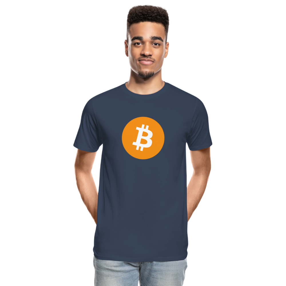 Bitcoin-T-Shirt - Navy
