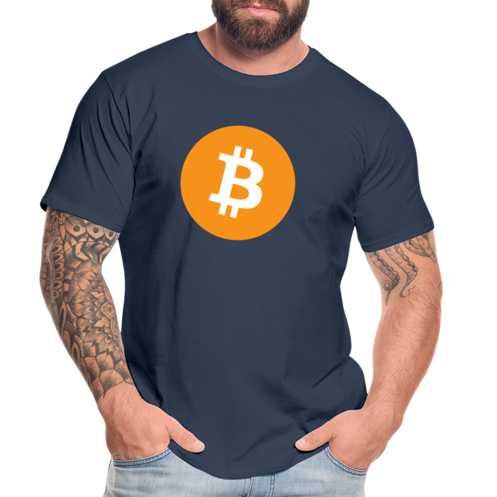 Bitcoin-T-Shirt - Navy