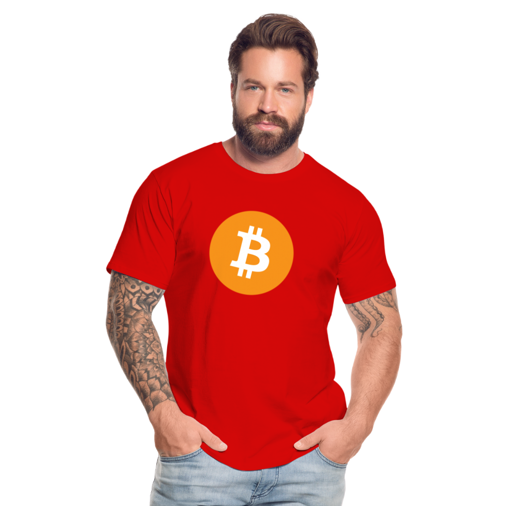 Bitcoin-T-Shirt - Rot
