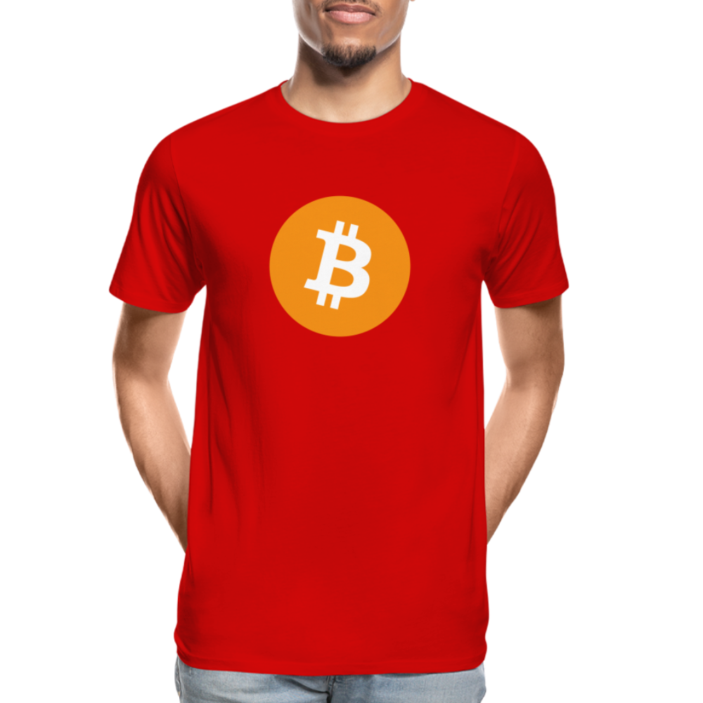 Bitcoin-T-Shirt - Rot