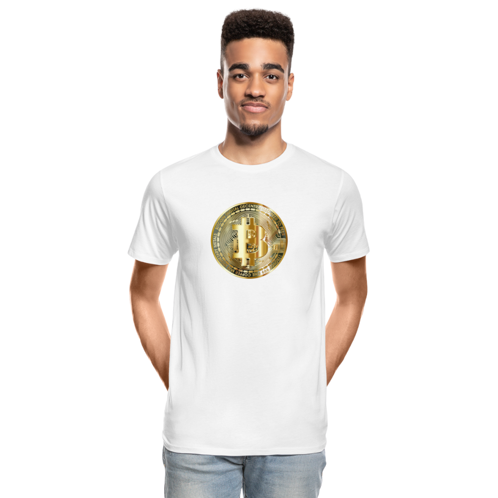 Bitcoin-T-Shirt - weiß