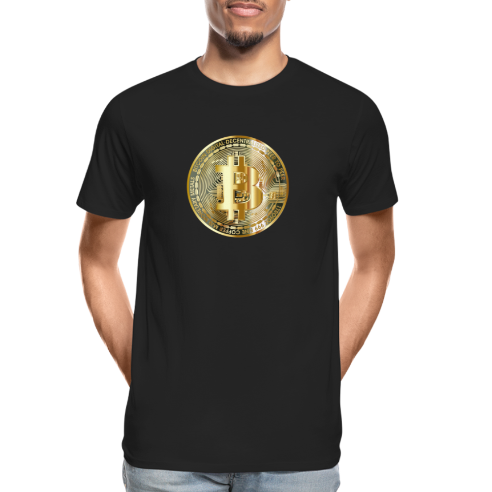 Bitcoin-T-Shirt - Schwarz