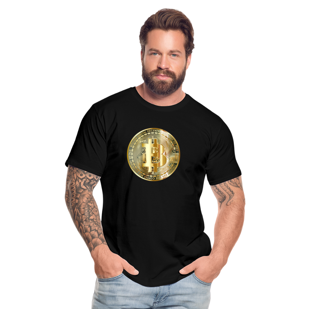 Bitcoin-T-Shirt - Schwarz