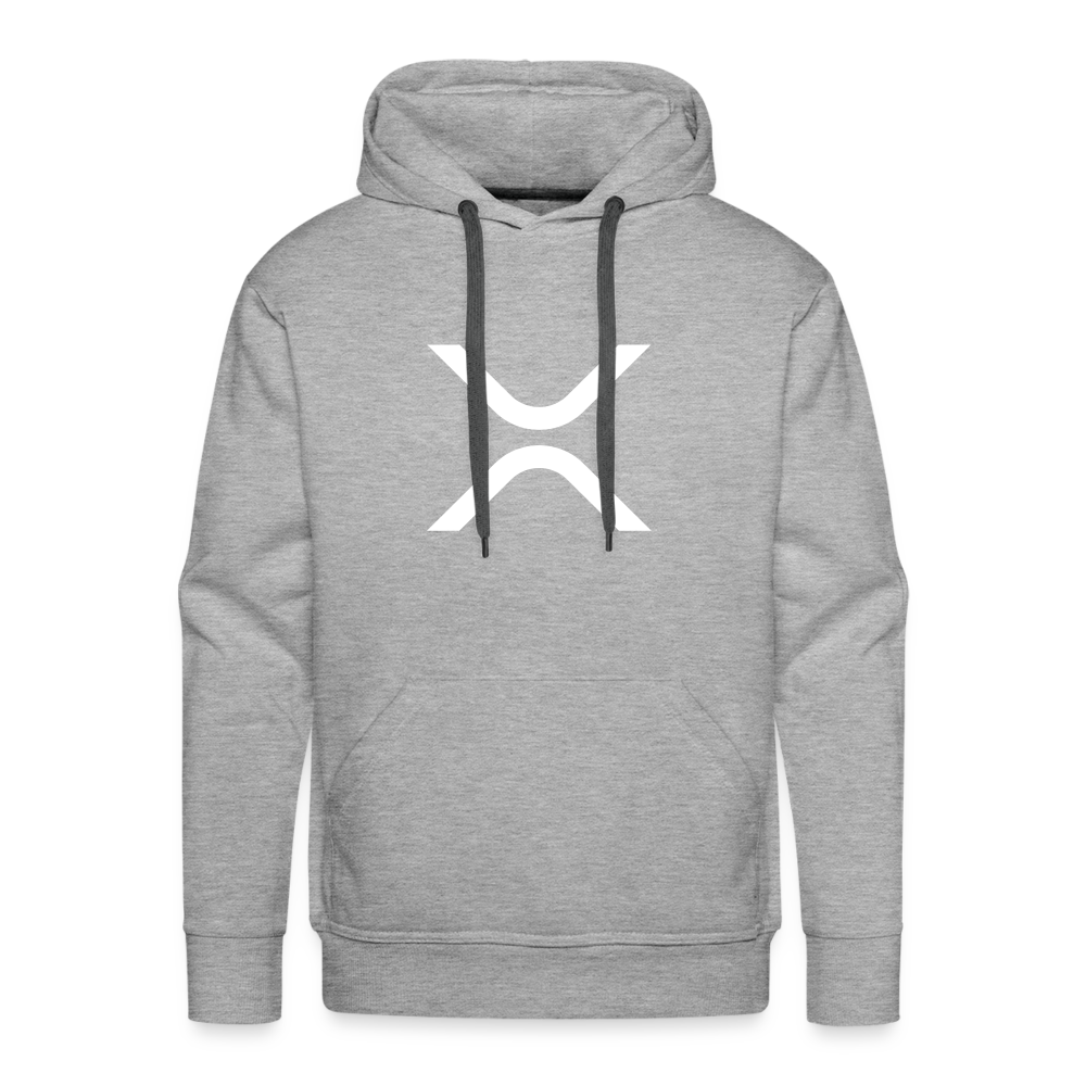 Männer Hoodie XRP - Grau meliert