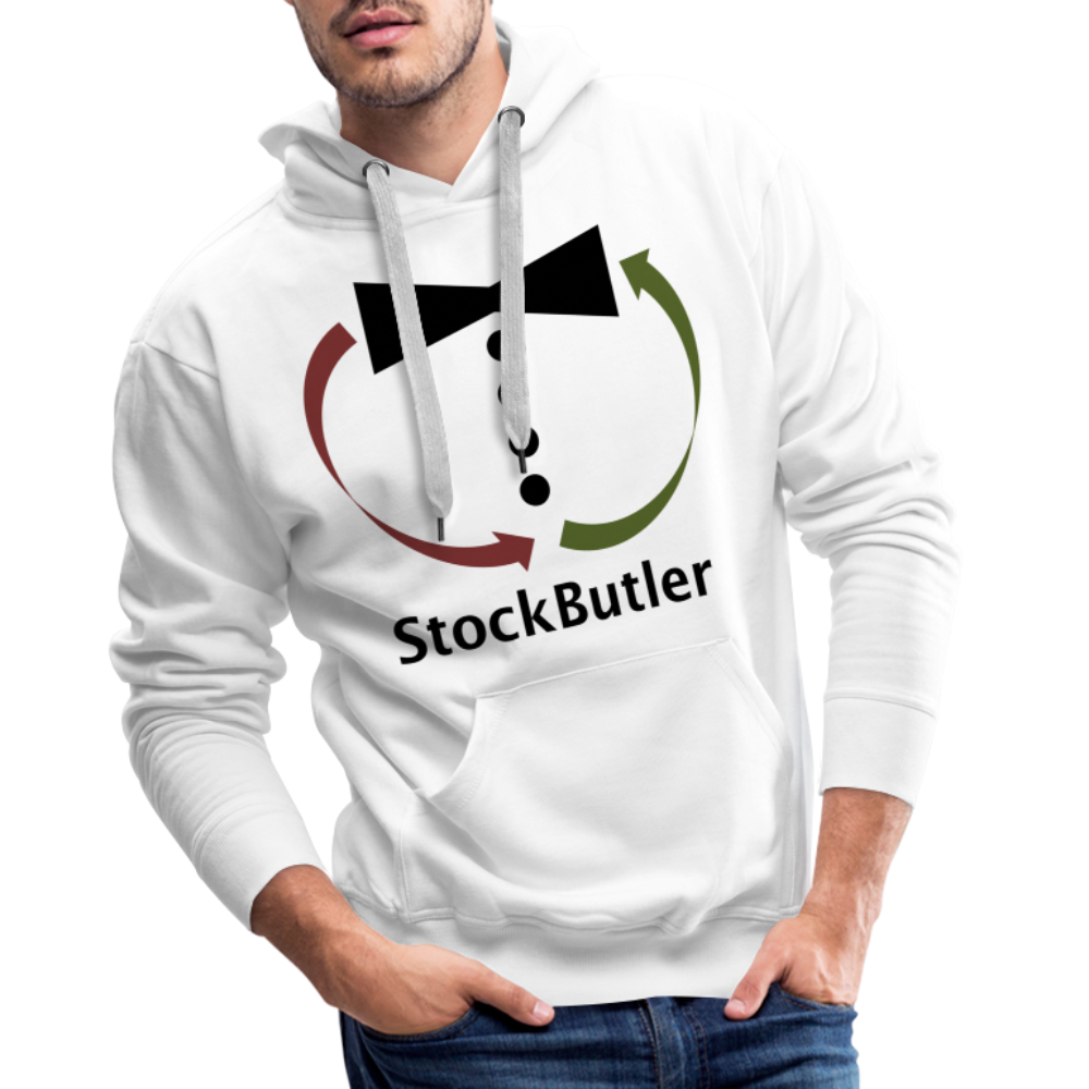 StockButler Hoodie hell - weiß