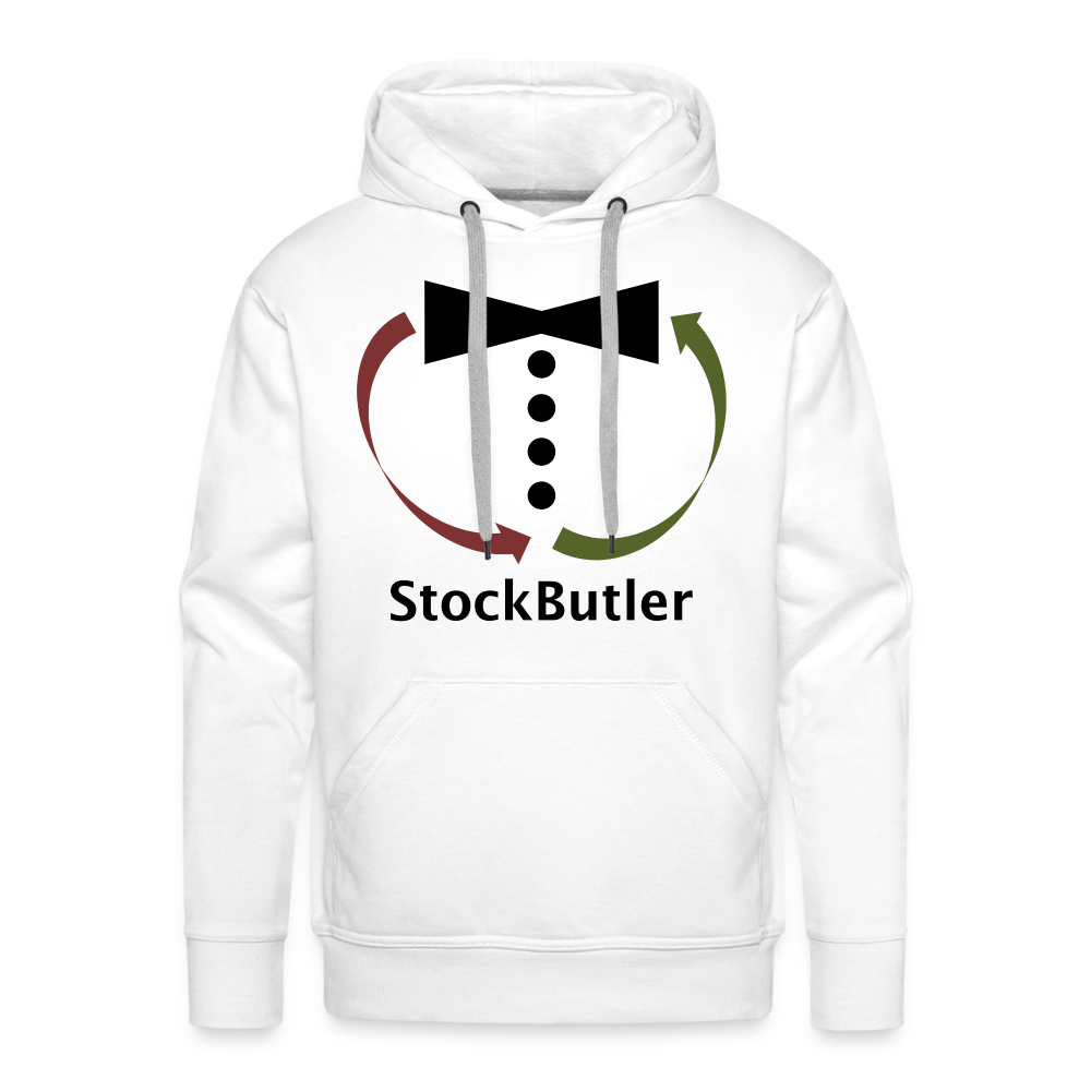 StockButler Hoodie hell - weiß