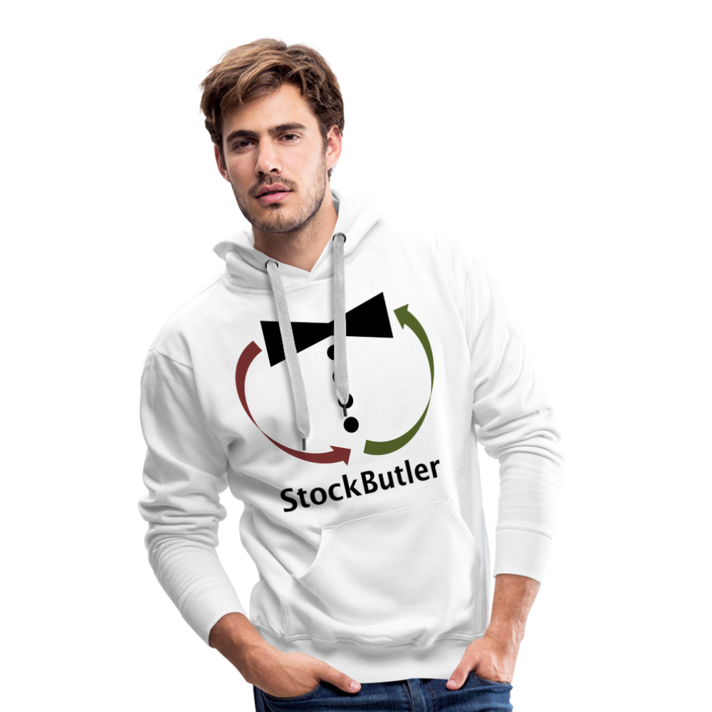 StockButler Hoodie hell - weiß