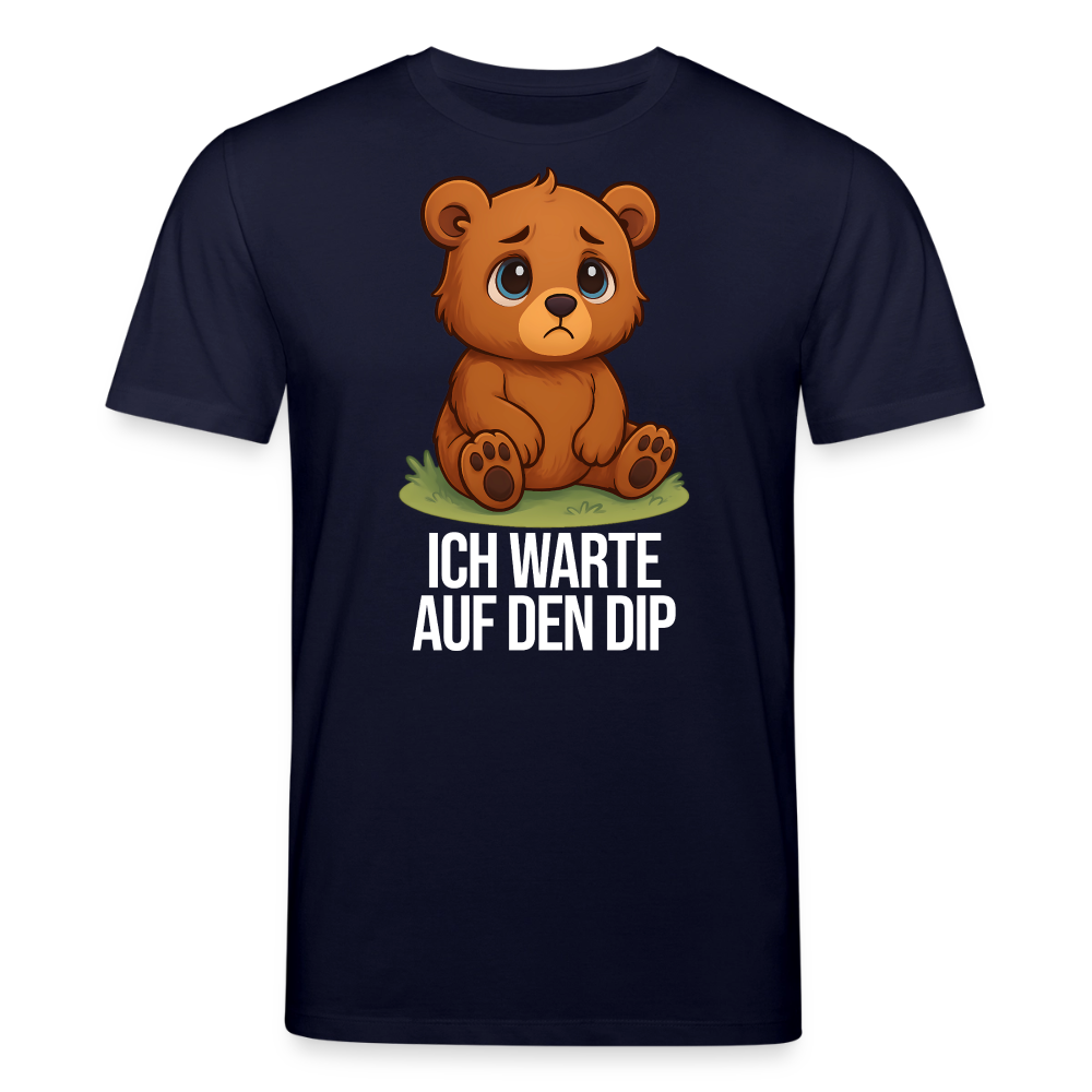Ich warte auf den Dip – Trader T-Shirt dunkel - Navy