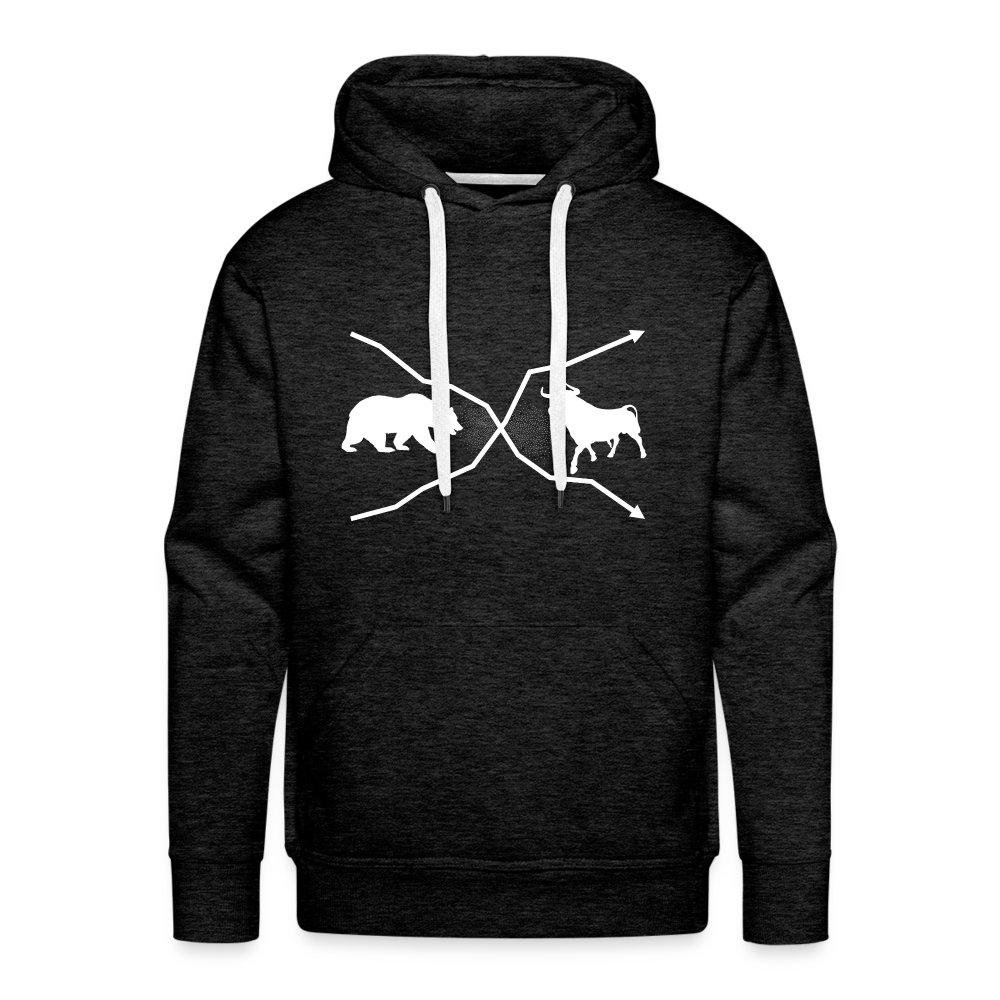 Bulle und Bär-Hoodie dunkel - Anthrazit