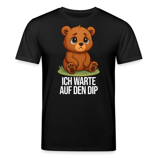 Ich warte auf den Dip – Trader T-Shirt dunkel - Schwarz