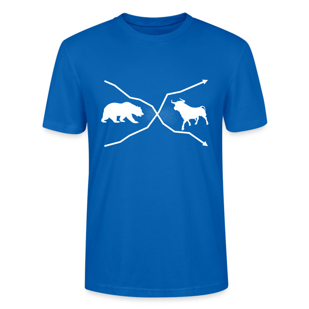 T-Shirt Bulle und Bär - Pfauenblau