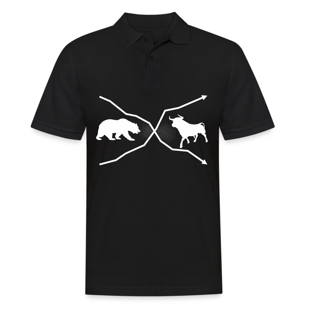 Poloshirt Bull and Bear - Schwarz