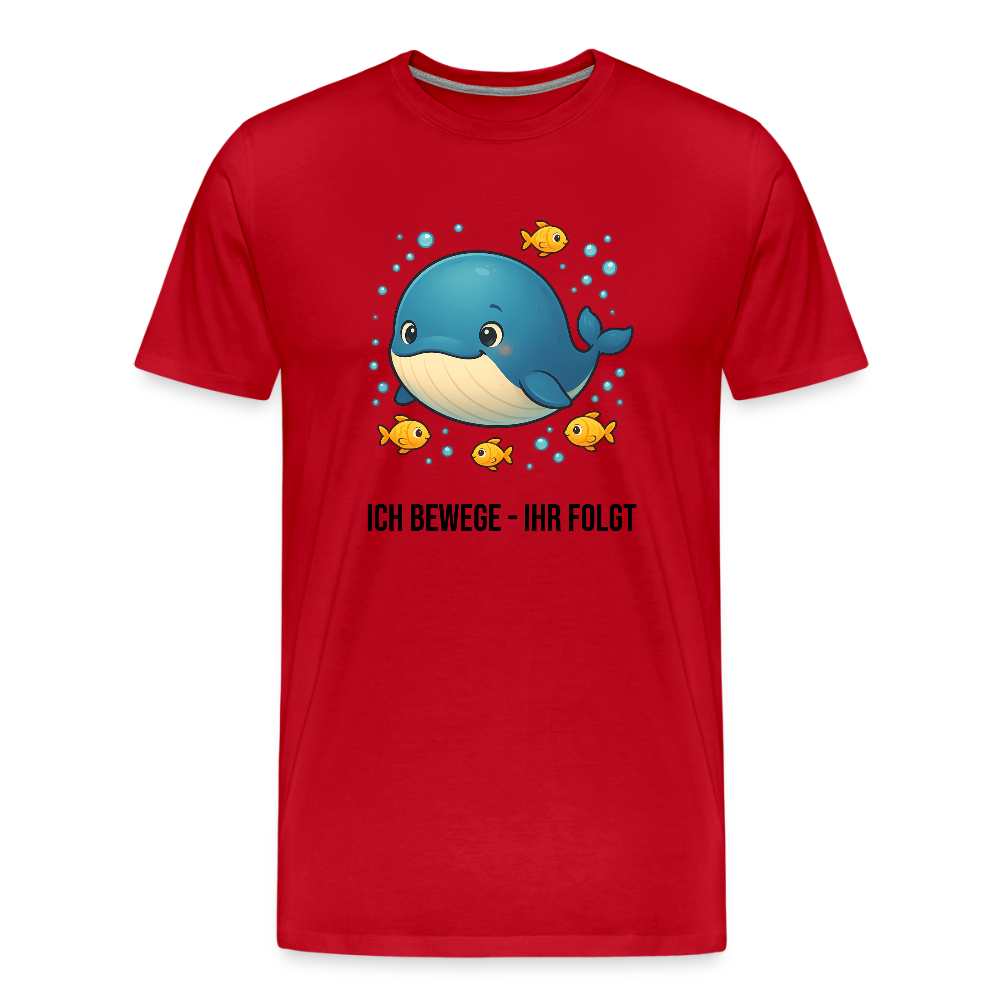 Herren T-Shirt Wal und Retailer - Rot