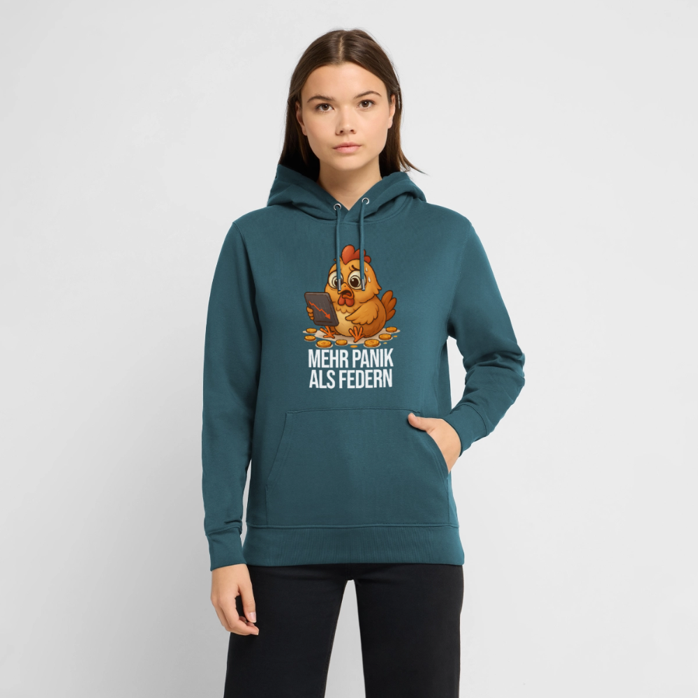 Mehr Panik als Federn Hoodie – Dunkles Petrol - Dunkles Petrol