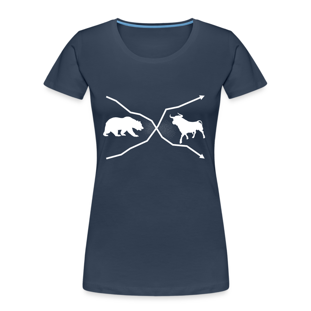 Frauen Premium Bio T-Shirt - Navy