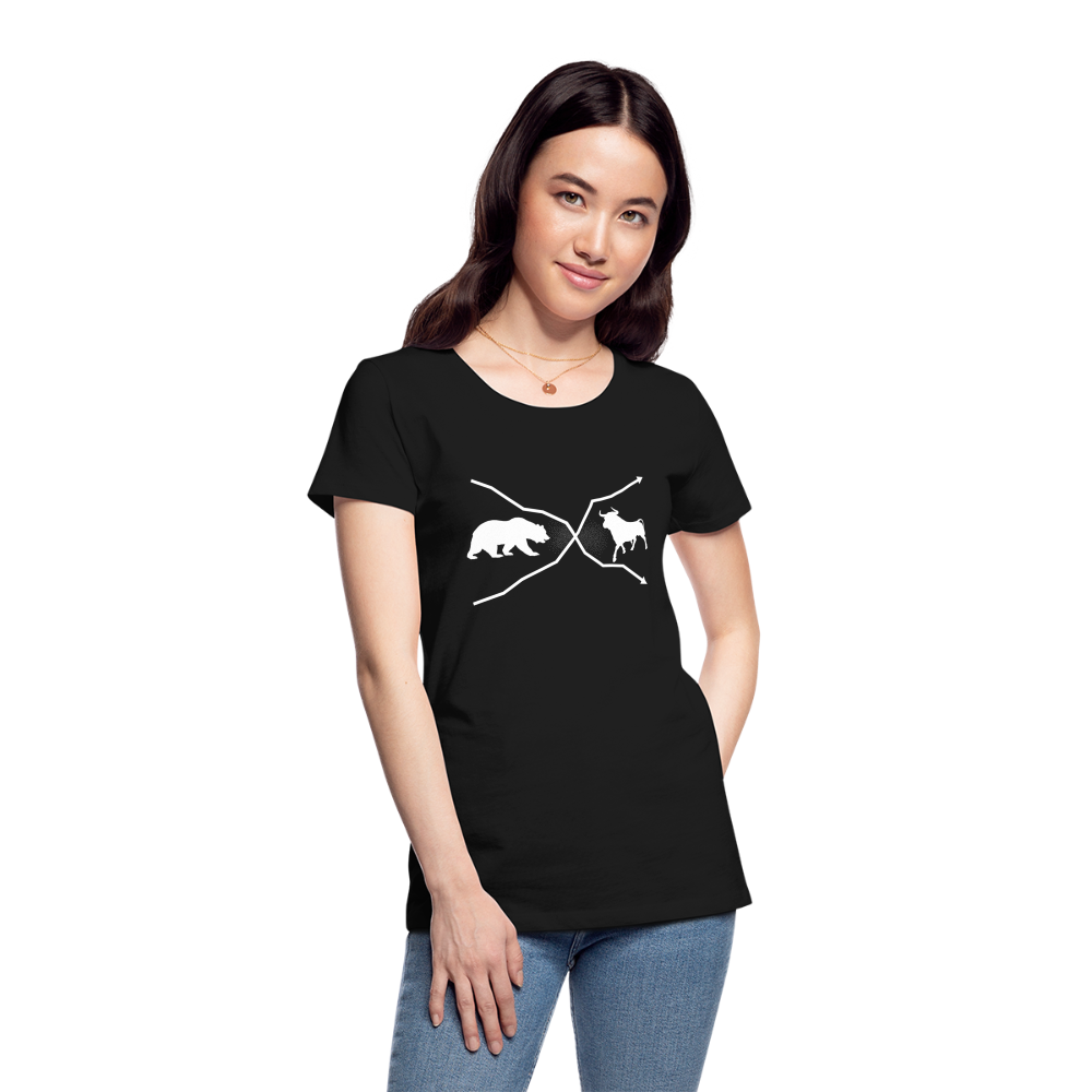 Frauen Premium Bio T-Shirt - Schwarz
