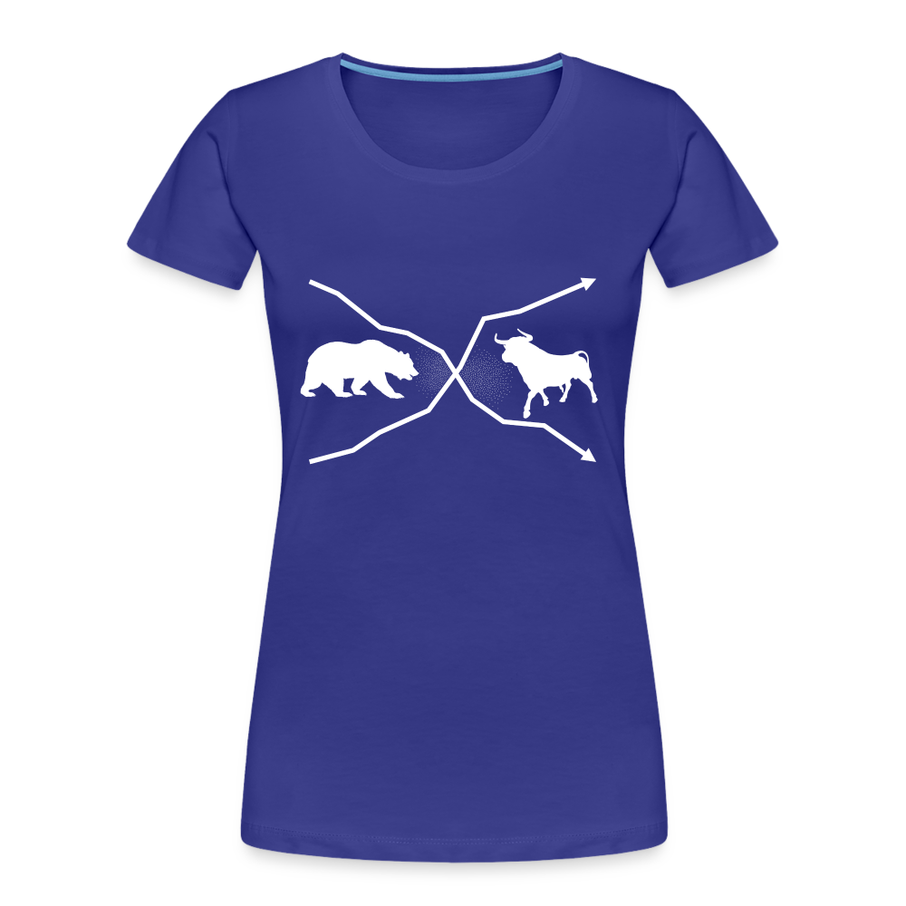 Frauen Premium Bio T-Shirt - Königsblau