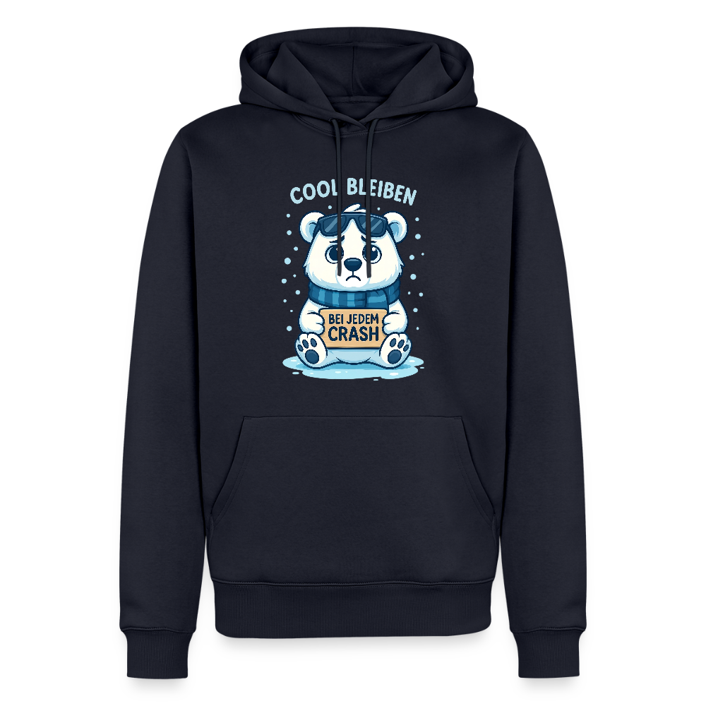 ❄️ COOL BLEIBEN BEI JEDEM CRASH – Premium Hoodie - Navy