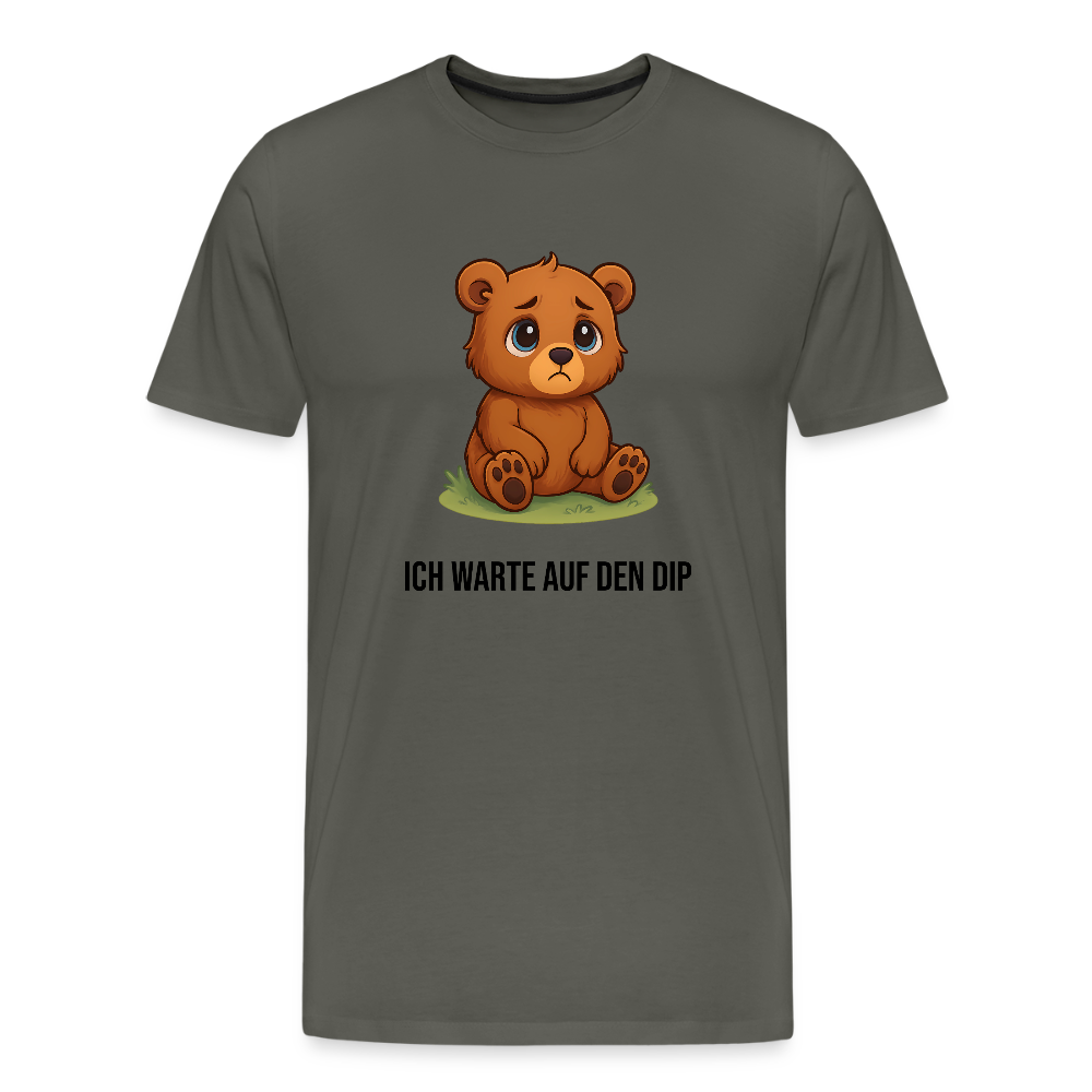 Herren T-Shirt Bärenmarkt - Asphalt