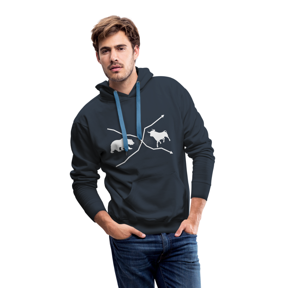 Bulle und Bär-Hoodie dunkel - Navy