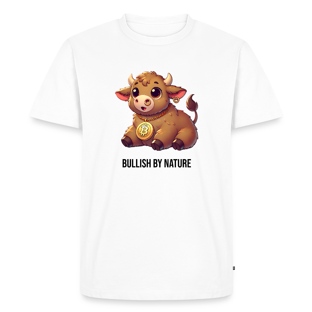 Herren T-Shirt Bullish by Nature - Weiß