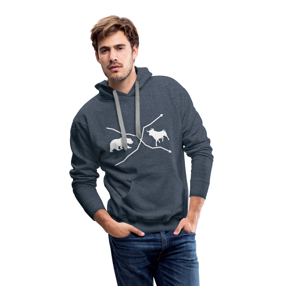 Bulle und Bär-Hoodie dunkel - Jeansblau