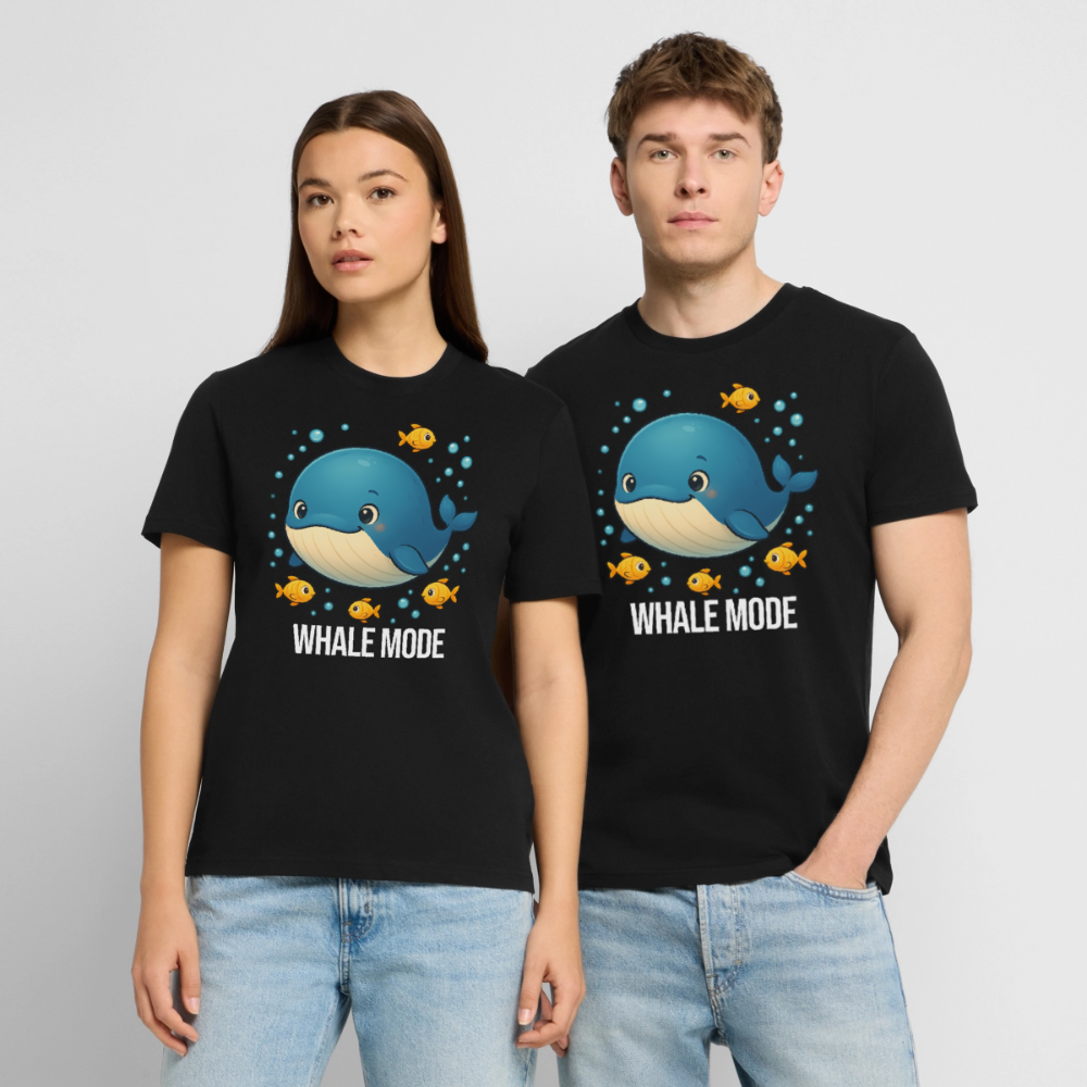 Whale Mode – Trading & Krypto Shirt dunkel - Schwarz