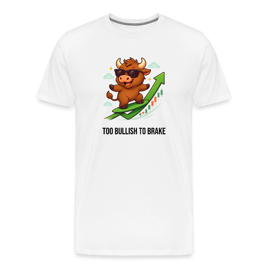 Herren T-Shirt Bullenmarkt - Weiß
