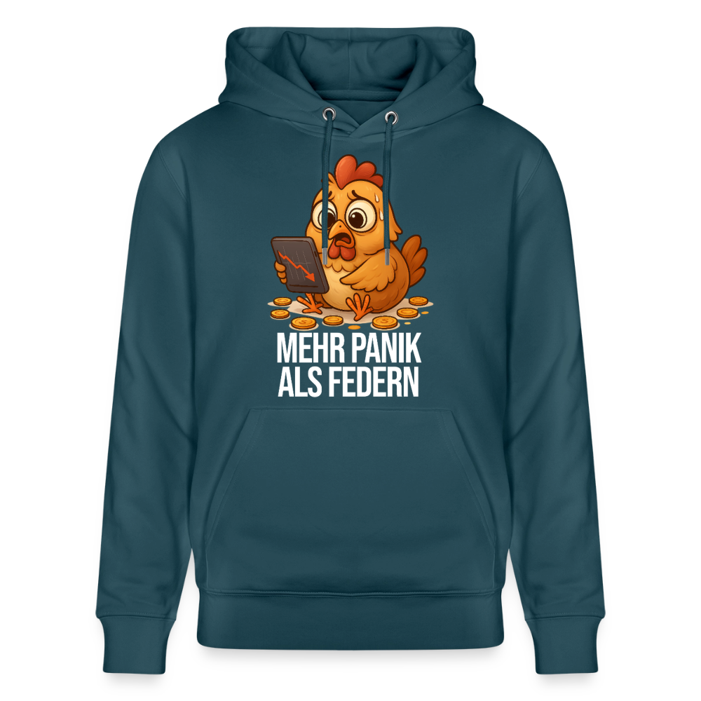 Mehr Panik als Federn Hoodie – Dunkles Petrol - Dunkles Petrol
