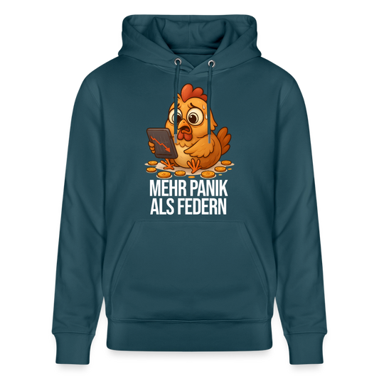 Mehr Panik als Federn Hoodie – Dunkles Petrol - Dunkles Petrol