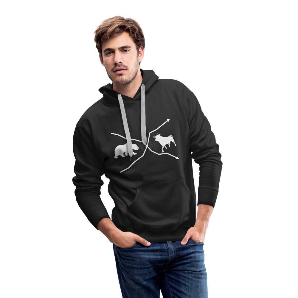 Bulle und Bär-Hoodie dunkel - Schwarz