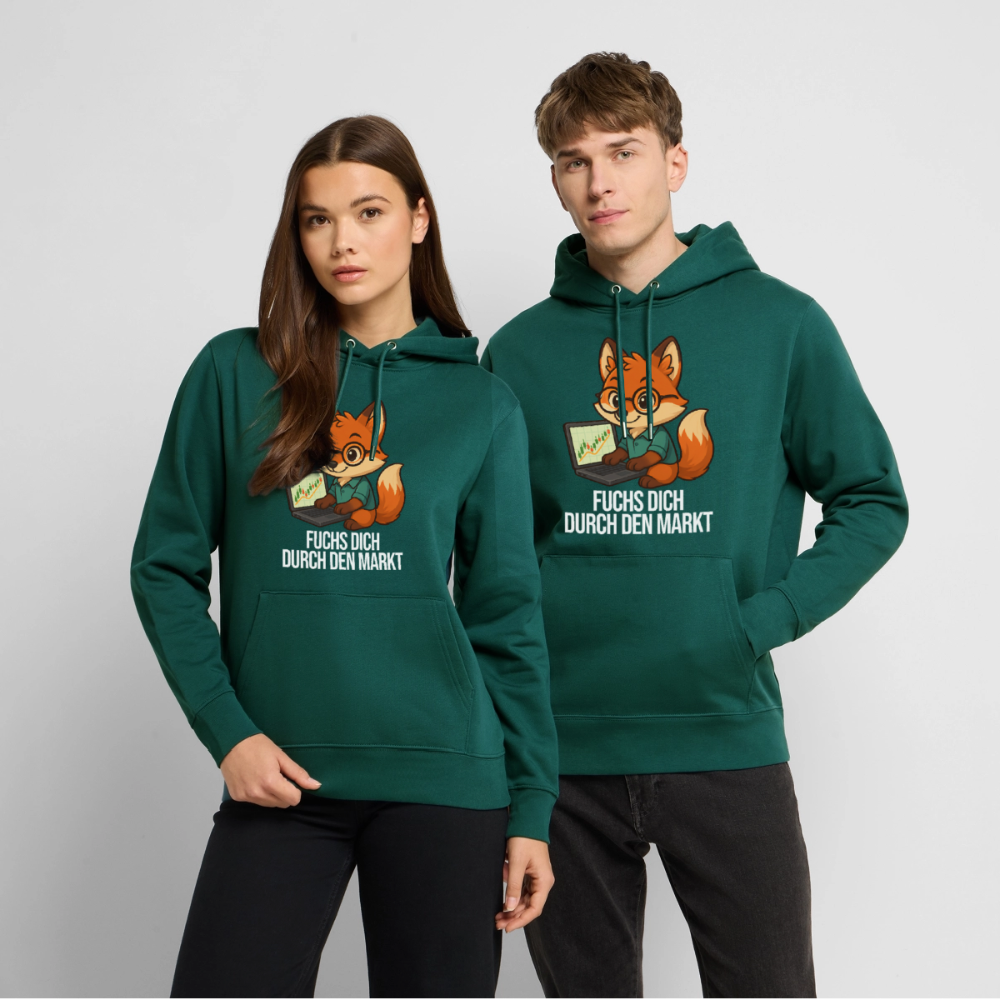 Fuchs dich durch den Markt Hoodie – Forest Green Edition - Forest