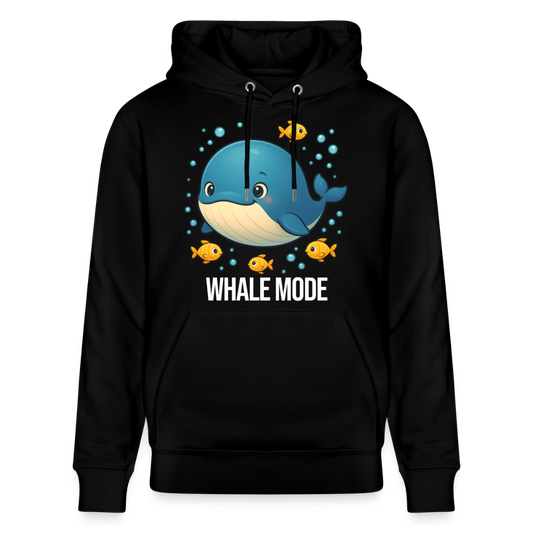 Whale Mode – Premium Trading Hoodie schwarz - Schwarz