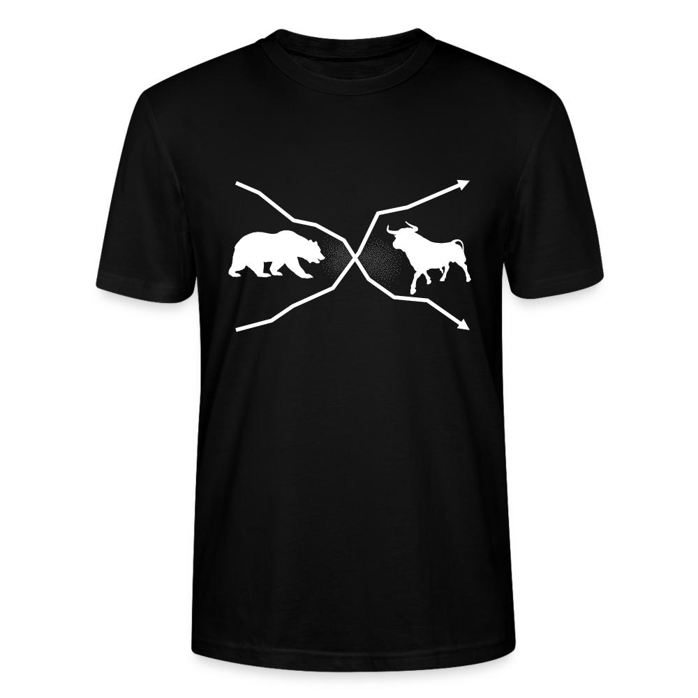 T-Shirt Bulle und Bär - Schwarz