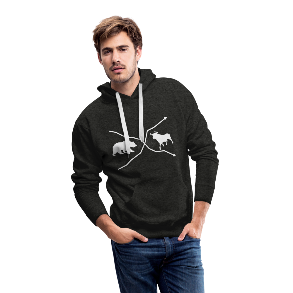 Bulle und Bär-Hoodie dunkel - Anthrazit