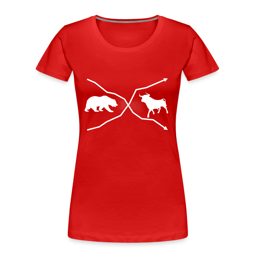 Frauen Premium Bio T-Shirt - Rot