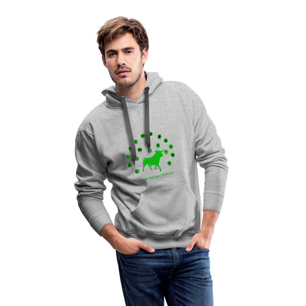 Ready for next Bullrun-Hoodie hell - Grau meliert