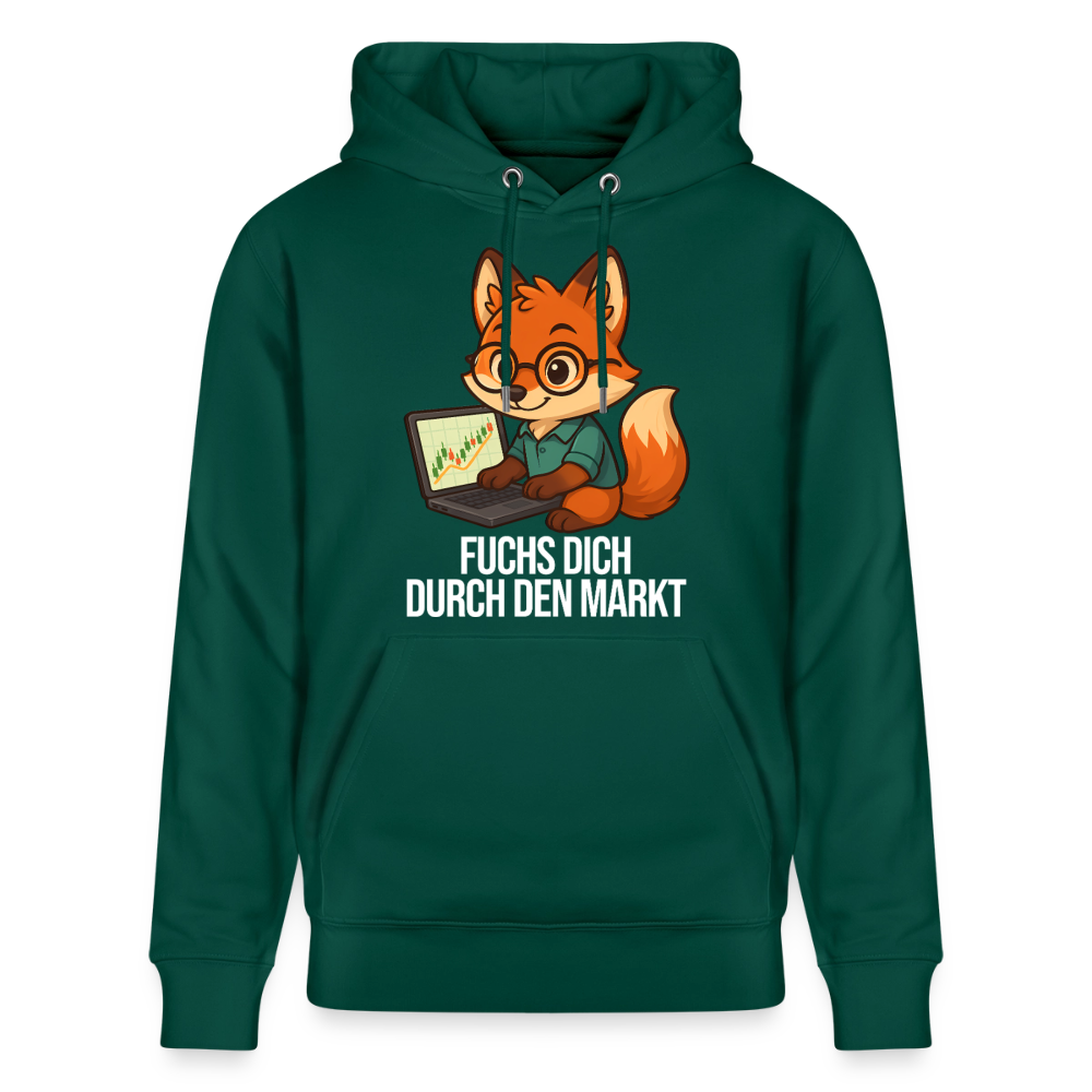Fuchs dich durch den Markt Hoodie – Forest Green Edition - Forest